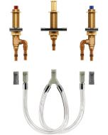 Moen 4793 Two Handle Roman Tub Adjustable Valve with 1/2-Inch CPVC PEX Connections