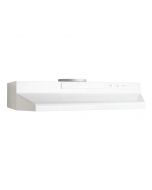 Broan-NuTone F40000 Series 24 in. Convertible Under Cabinet Range Hood with Light in White on White