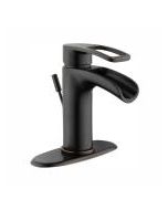 Glacier Bay Kiso Single Hole Single-Handle Low-Arc Bathroom Faucet in Bronze