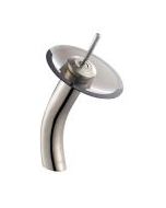 Kraus kgw-1700sn Single Lever Vessel Glass Waterfall Faucet (Faucet only)