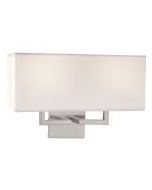 George Kovacs 2-Light Brushed Nickel Wall Sconce