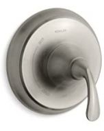Kohler TS10277-4-BN Forte Single Handle Rite-Temp Pressure Balanced Valve Trim Vibrant Brushed Nickel