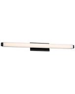 Modern Forms WS-21724-30-BK Contemporary Modern LED Bath from Mini Vogue Collection in Black Finish, Brushed Nickel