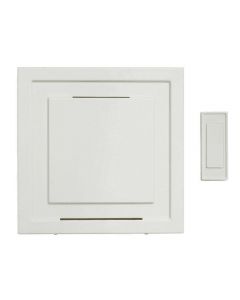 Hampton Bay 1001 406 909 Wireless White Battery Powered Doorbell Kit