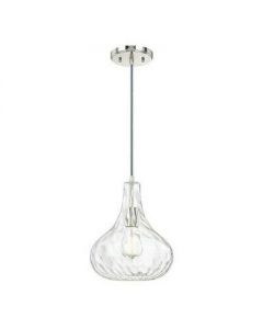 Austin Allen & Company Urban 1-Light Polished Nickel Pendant