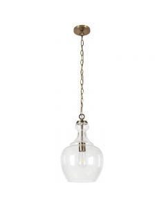 Denise 1 - Light Single Teardrop Pendant