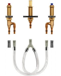 Moen 4793 Two Handle Roman Tub Adjustable Valve with 1/2-Inch CPVC PEX Connections