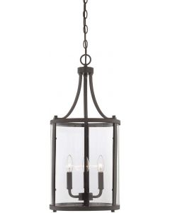 Savoy House 7-1040-3-13, Penrose 3-Light Small Foyer Lantern, English Bronze