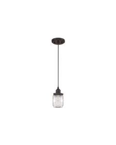 Quoizel BNT1504WT Belmont 1-Light Western Bronze Mini Pendant