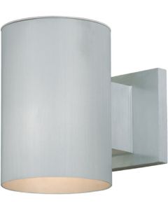 Vaxcel Cascadia Chiasso 7.25-in H Satin Aluminum Outdoor Wall Light