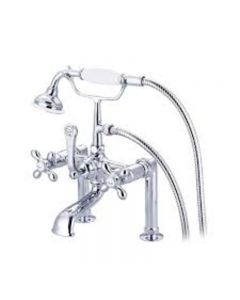 Deck-Mount Telephone Faucet - 4" Deck Couplers - Chrome