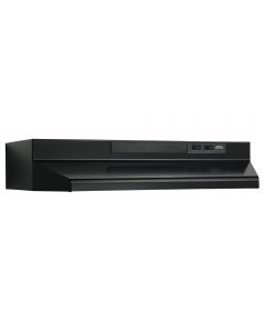 Broan-NuTone F40000 Series 24 in. Convertible Under Cabinet Range Hood with Light in Black