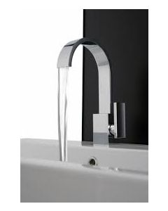 Graff Sade Vessel Bathroom Faucet with Metal Lever Handle Model:G-1805-LM36-SN