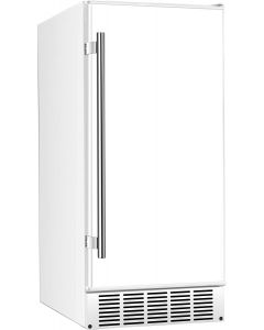 EdgeStar IB250WH 15 Inch Wide 20 Lb. Built-In Ice Maker with 25 Lbs. Daily Ice Production - No Drain Required