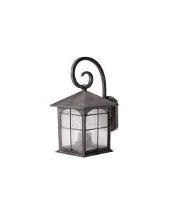 Home Decorators Collection Y37030A-151 Brimfield 3-Light Aged Iron Outdoor Wall Lantern Sconce